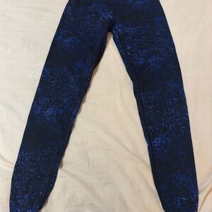 Calvin Klein Black & Navy Speckled Leggings